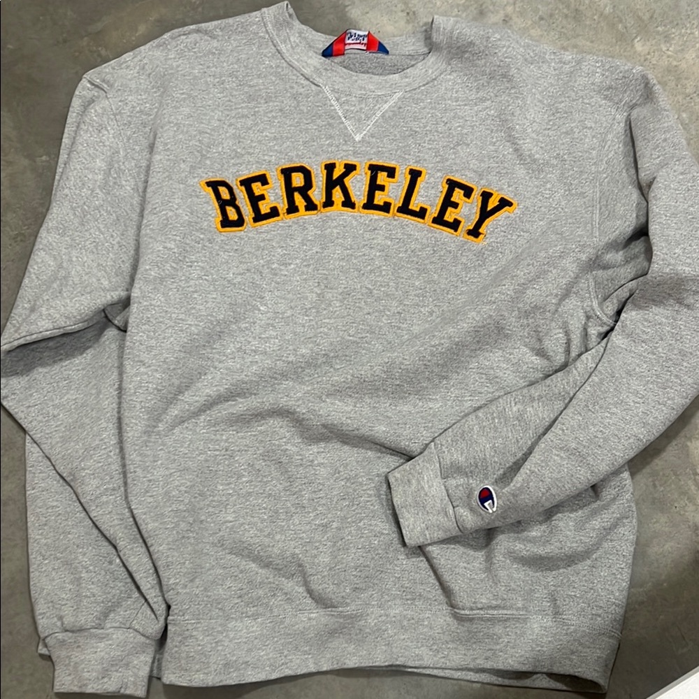 Champion Gray Crewneck Berkeley Sweater
